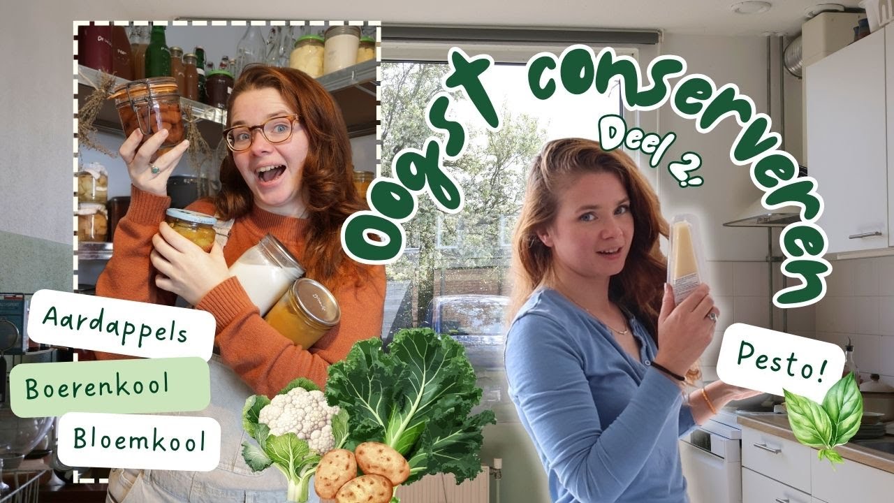 Conserveerdagje |  Aardappels, bloemkool, boerenkool en pesto!