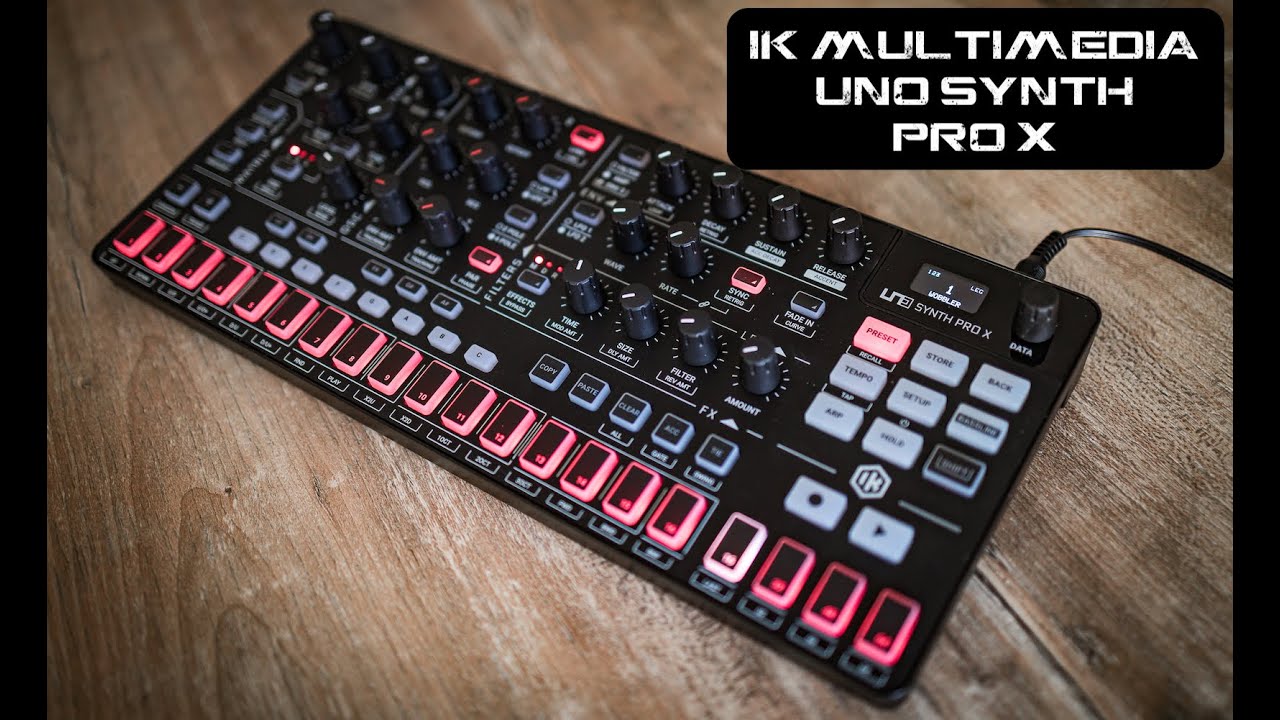IK Multimedia Uno Synth Pro X Unboxing + Demo | No Talking |