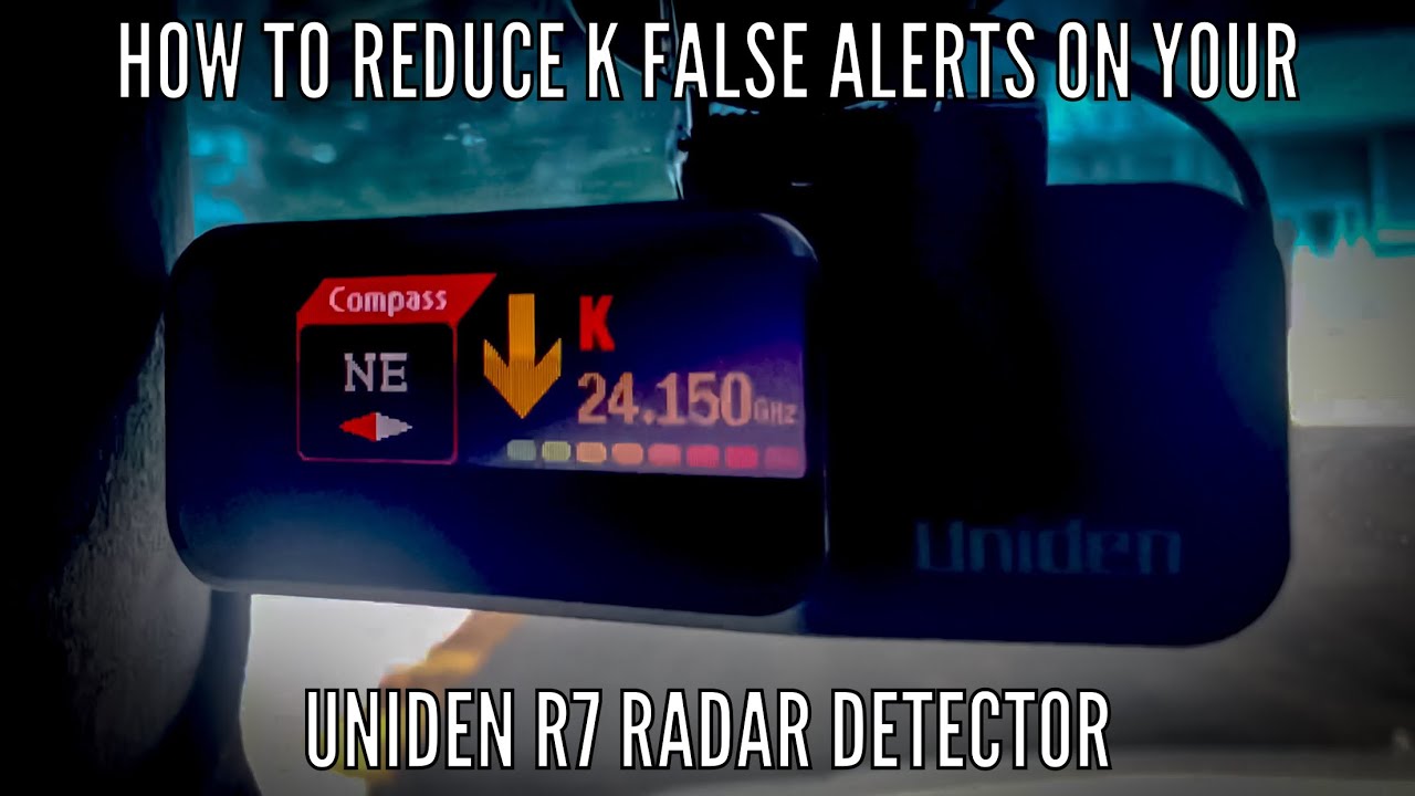 Как уменьшить количество ложных срабатываний радар-детектора Uniden R7