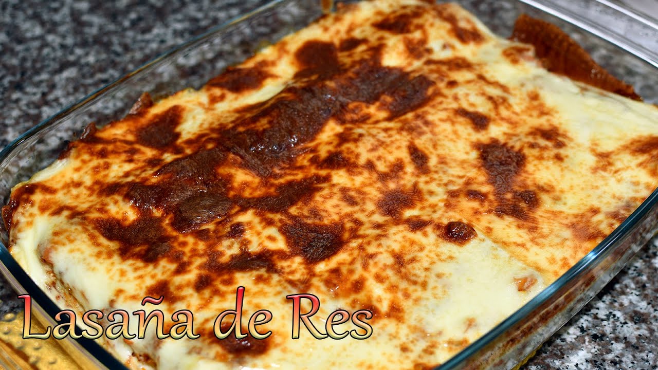 Lasaña de Res - Cocinando con Yolanda