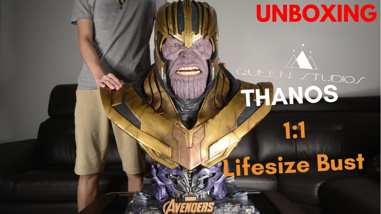 Marvel | Queen Studios - Thanos 1:1 Lifesize Bust [Unboxing]