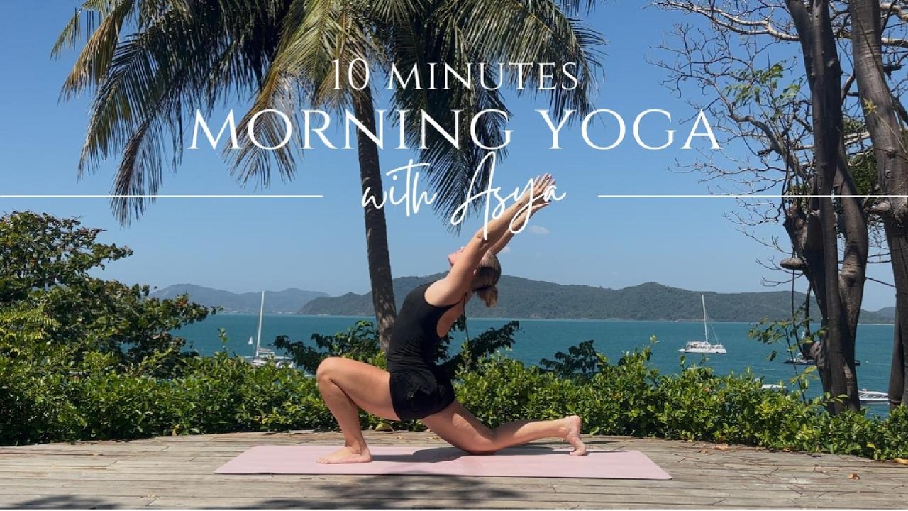 Wake Gently With Me | Calm Morning Yoga — Мягкая утренняя практика (RU субтитры)