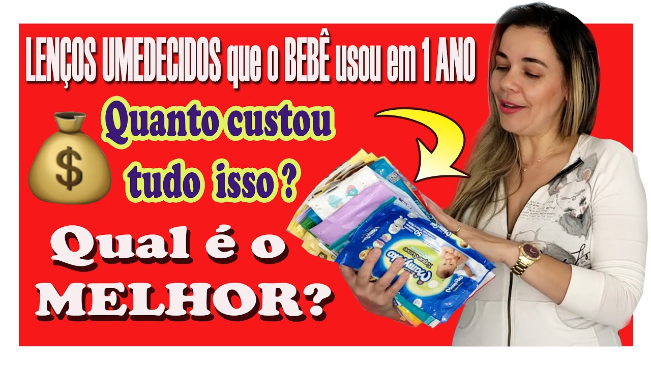 QUANTOS LENÇOS UMEDECIDOS O BEBÊ USA EM 1 ANO? Quanto gastei? Nosso Espaço com Andréia Linhares