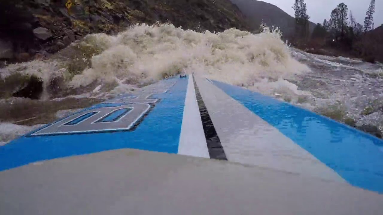 Jack Bark Prone Paddles the Kern River