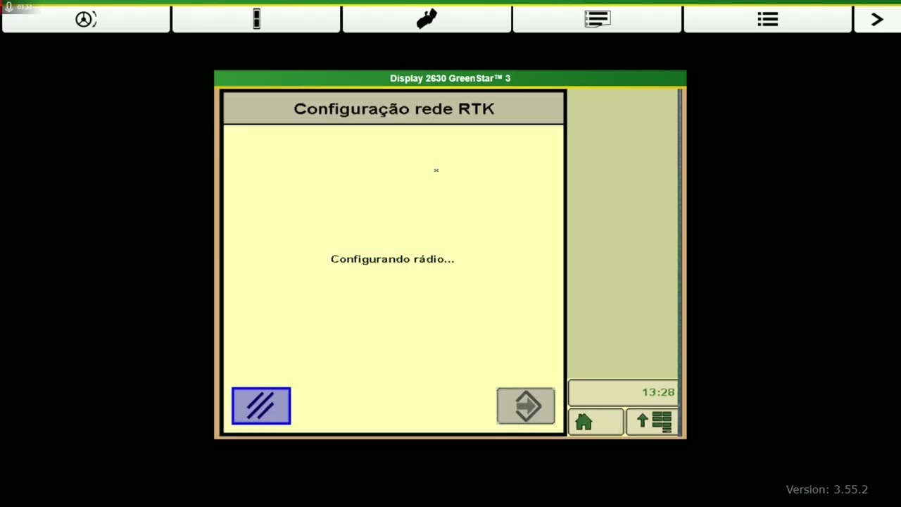 Como mudar o sinal sf1 para RTK no monitor gs3
