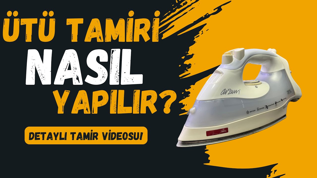Ütü tamiri , ütü arıza tespiti, onarımı ve tamiri nasıl yapılır (Detaylı ütü tamiri yaptık)