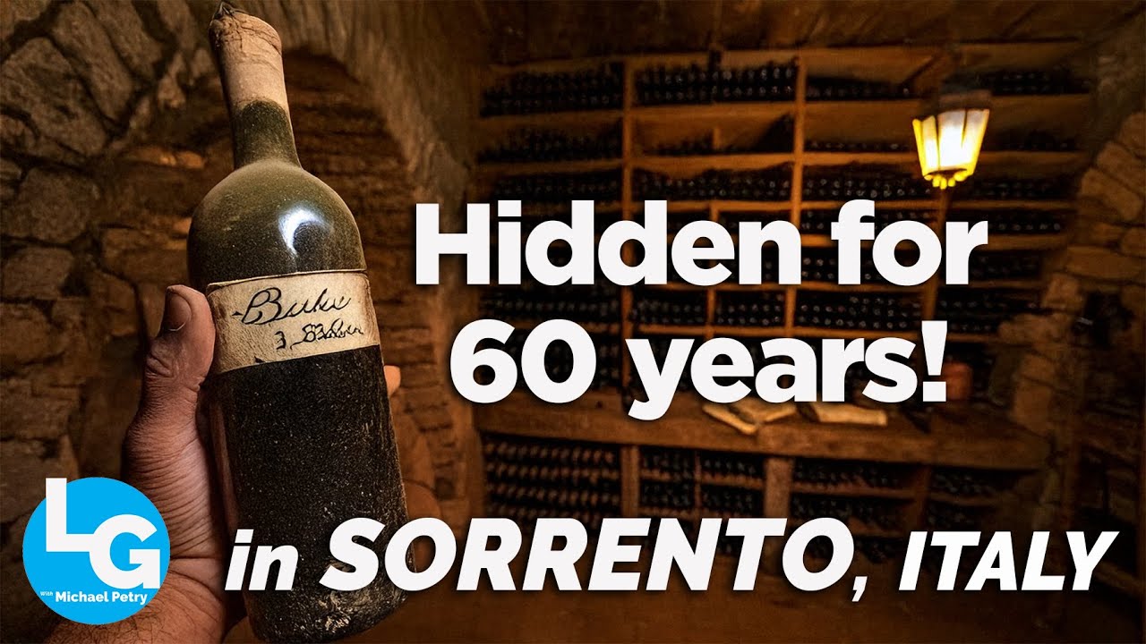 HIDDEN WINE CELLAR Discovered in Sorrento 🍷 | 60-Year-Old Italian Wine Legacy