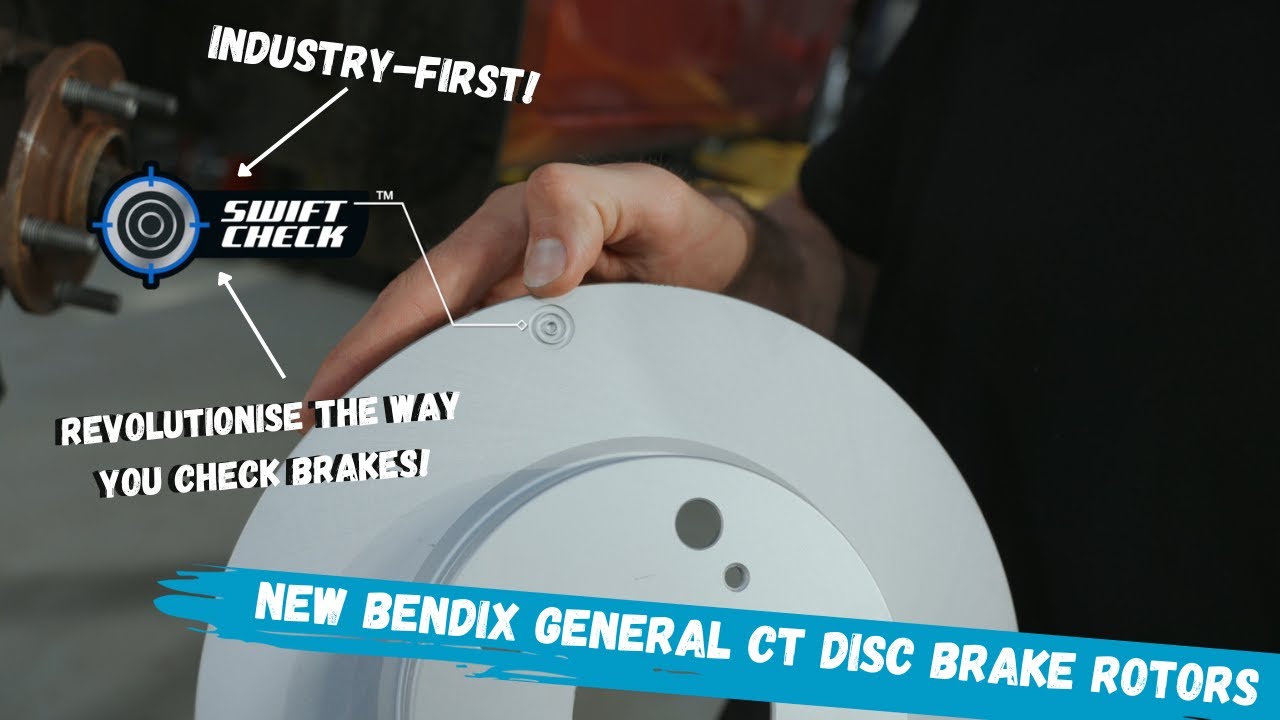 НОВЫЕ роторы дисковых тормозов Bendix General CT с функцией SwiftCheck&trade;