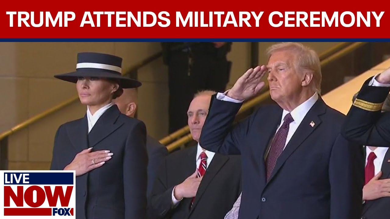 WATCH: Donald Trump participates in First Honors Ceremony at the US Capitol