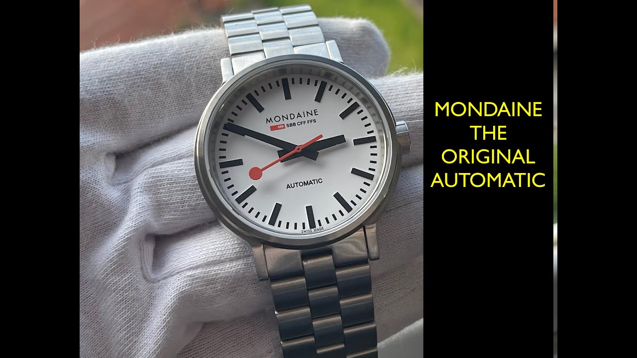 Mondaine The Original Automatic Mst.4161b.sj Watch | Review Valjoux Relogios