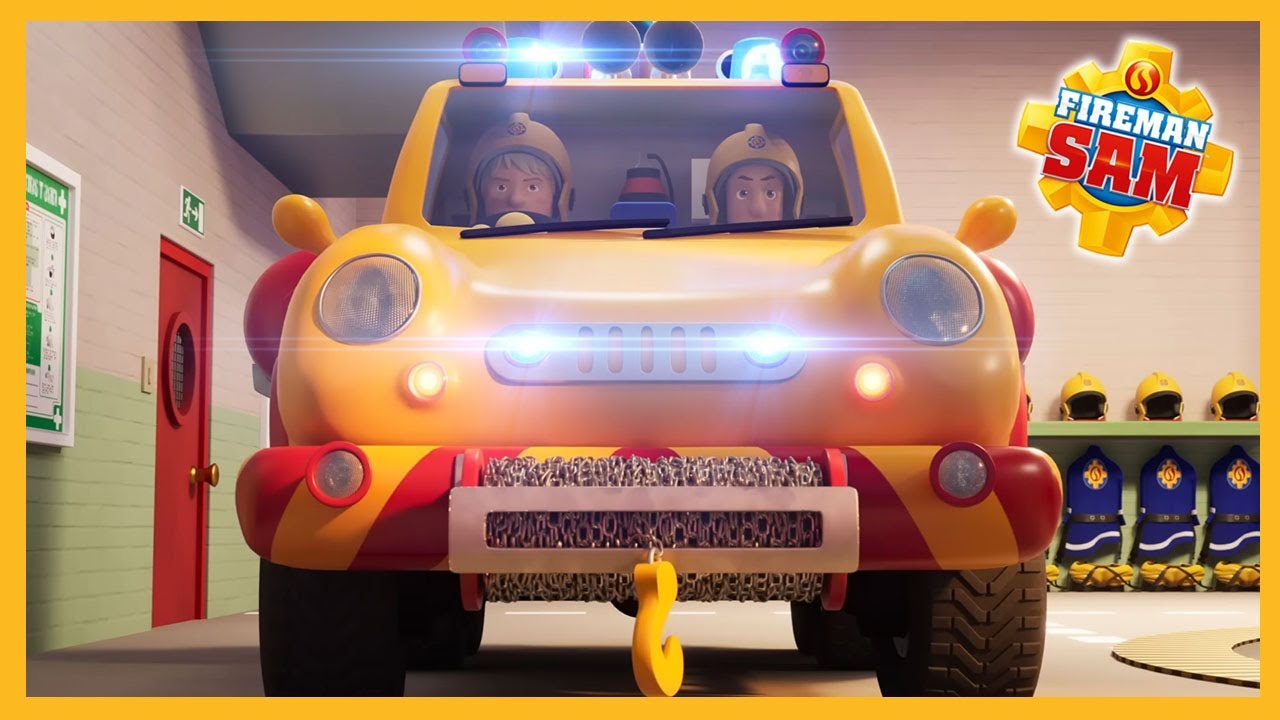 Sam rides the truck into danger 🔥 New Fireman Sam