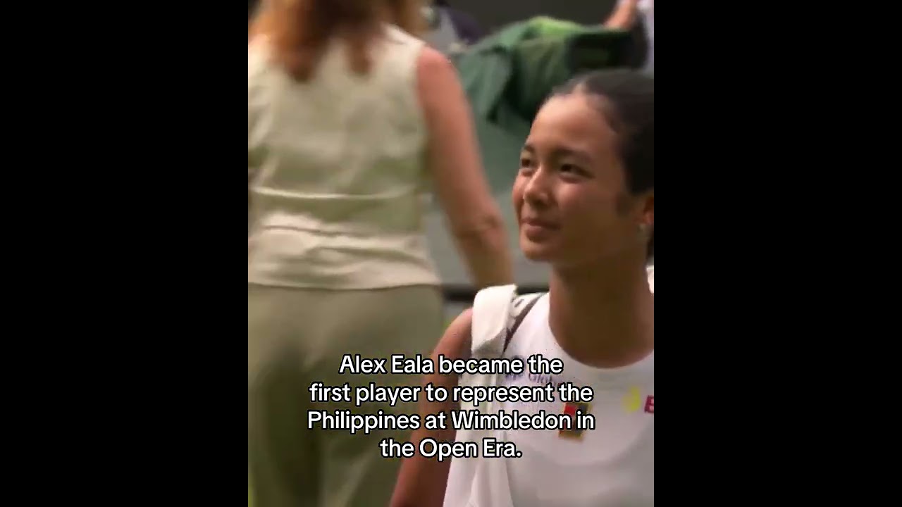 Alex Eala took the defending singles champion Barbora Krejcikova to three sets in the first round