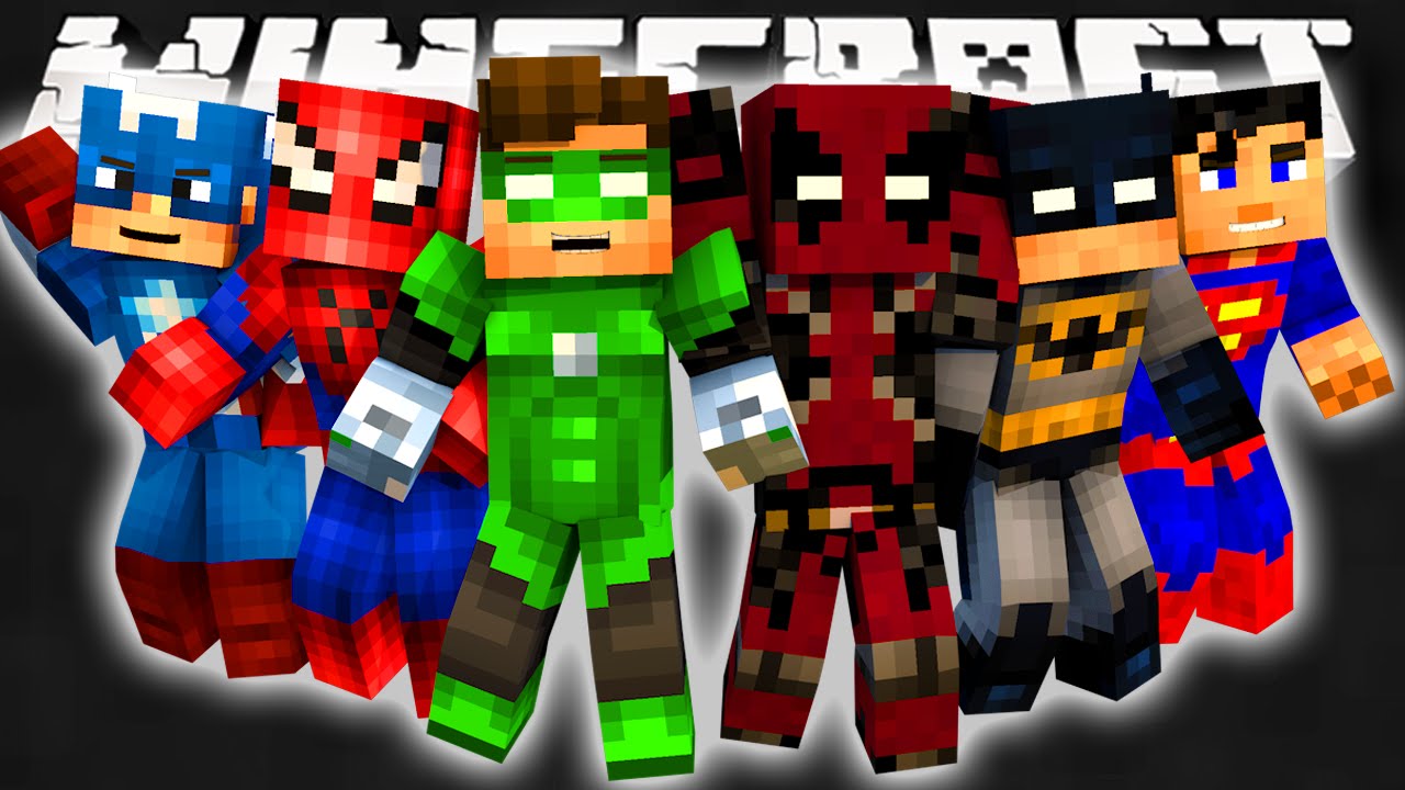 Minecraft Superheros - Building Challenge! w/Lachlan & Friends!