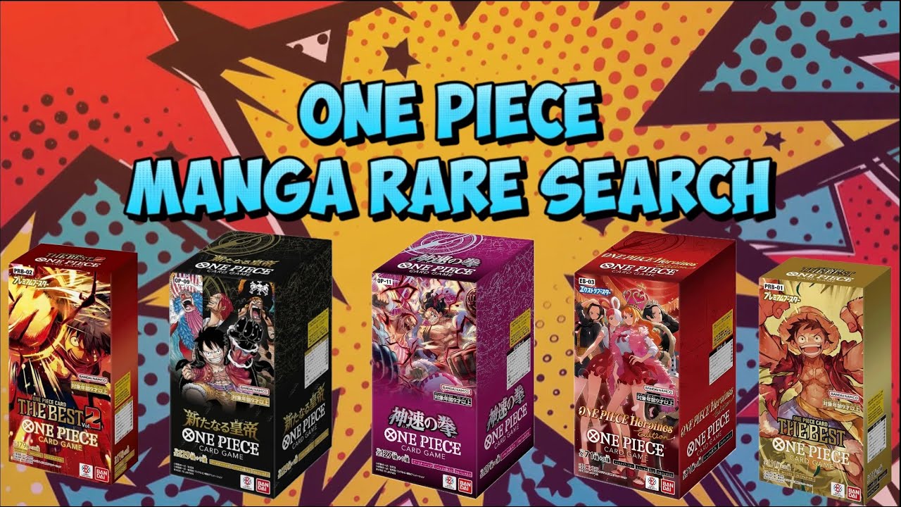 Giveaway Results. How many more boxes to pull a Manga Rare? Opening assortment of One Piece Sets.
