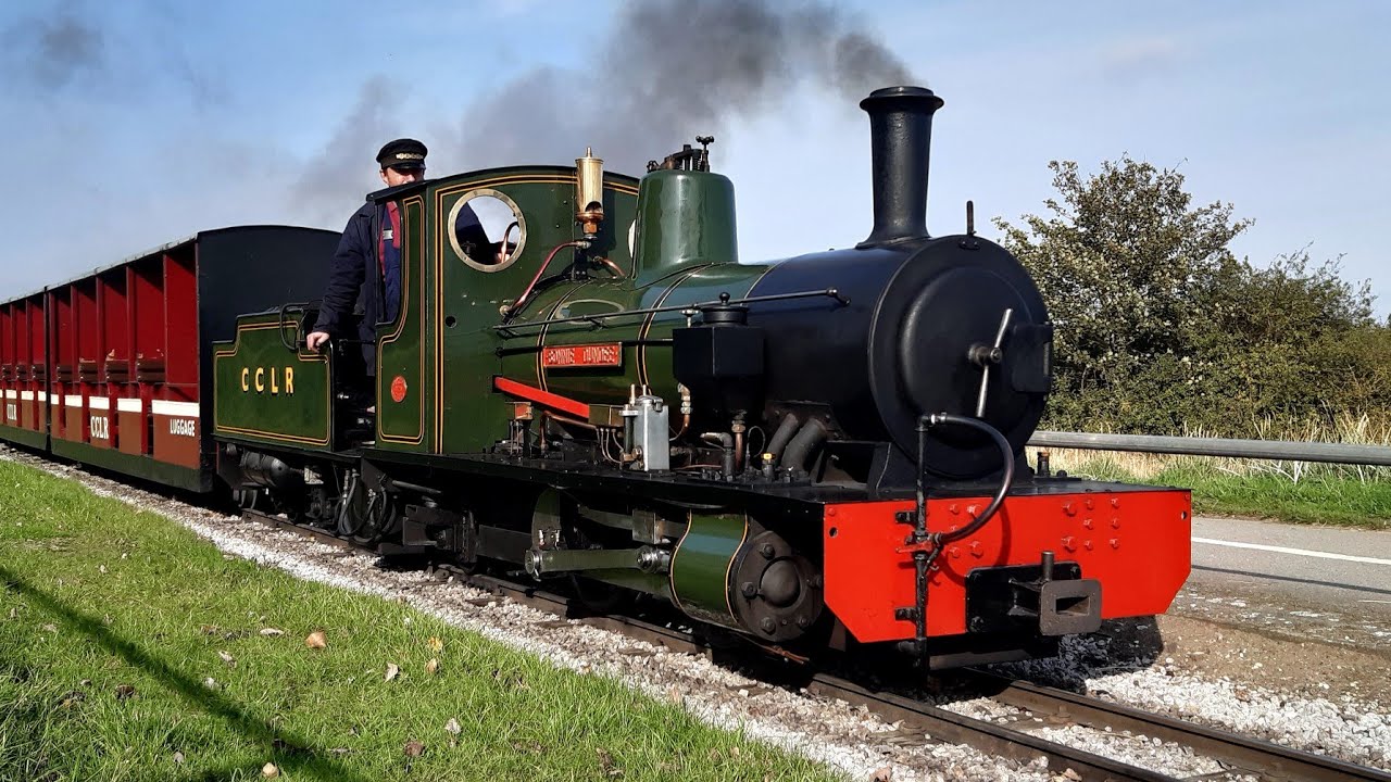 Cleethorpes Coast Light Railway trains ( Bonnie Dundee & Rachel ) around Cleethorpes, Oct 2025 🇬🇧🚂🚄