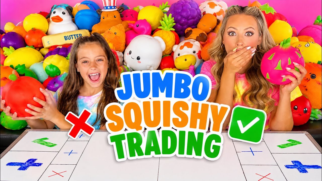 The worlds BIGGEST squishy trade EVER! ✅😱❌ #trending #viral #squishy #trading #satisfying #needoh