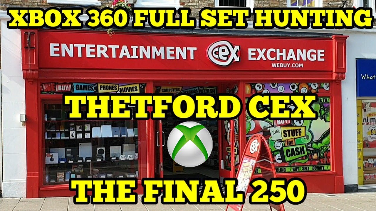 Первое посещение Thetford CEX, финальная охота за 250 игроками, полный комплект игр для Xbox 360!