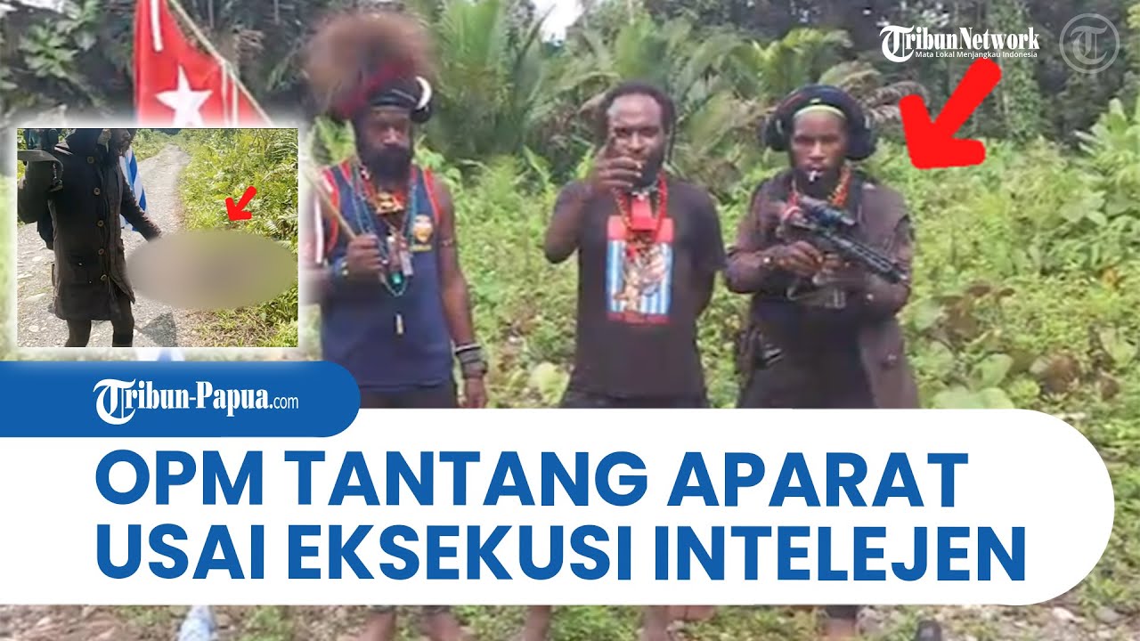 VIRAL! OPM Tantang Aparat Usai Tembak Terduga Intelejen di Korowai