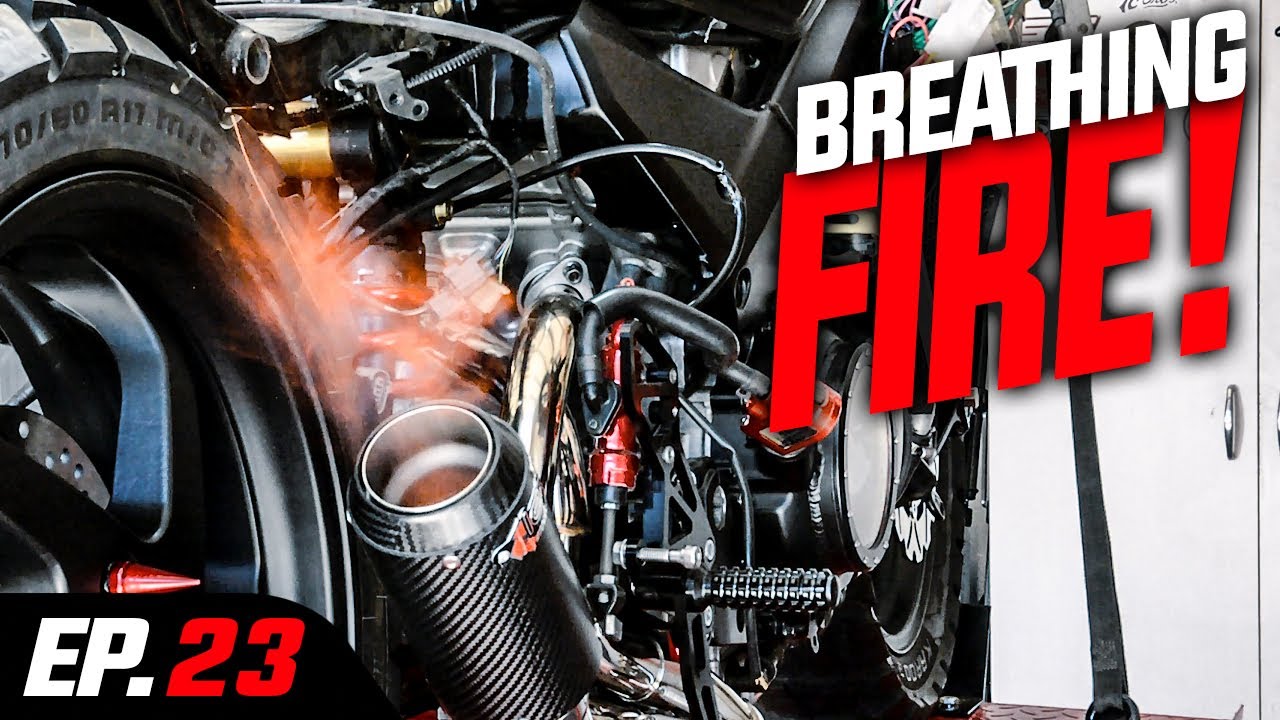 FIRE BREATHING HONDA VFR/CBR Hybrid Build -Ep.23
