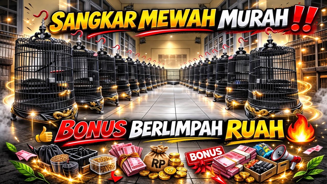 TAHAN BANTING‼️ SANGKAR BERKUALITAS MEWAH DI OBRAL MURAH + BONUS KRODONG & TAS 🔥