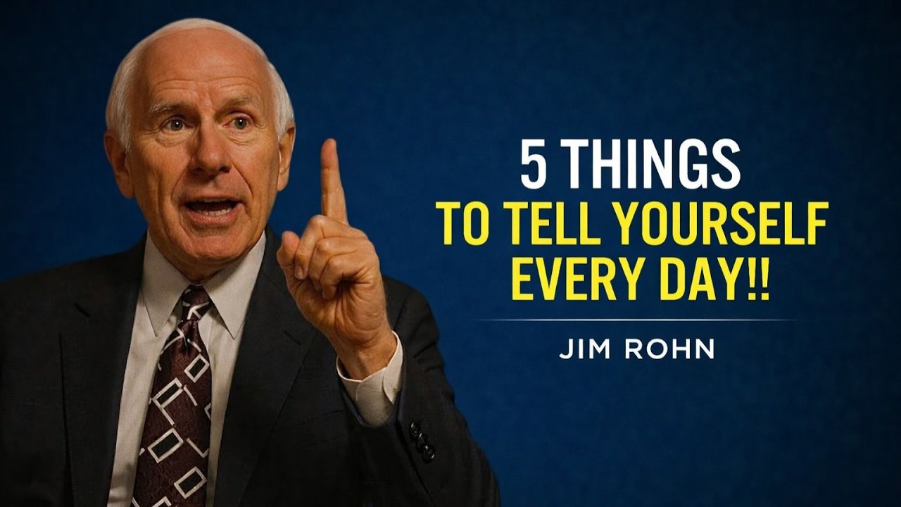 5 Things to Tell Yourself Every Day |Jim Rohn Motivation #successhabits  #motivation #jimrohn #love