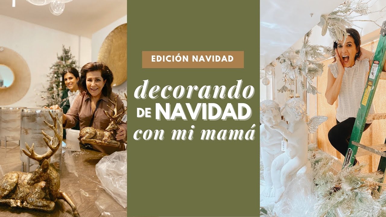 Decorando de Navidad Con Mi Mamá