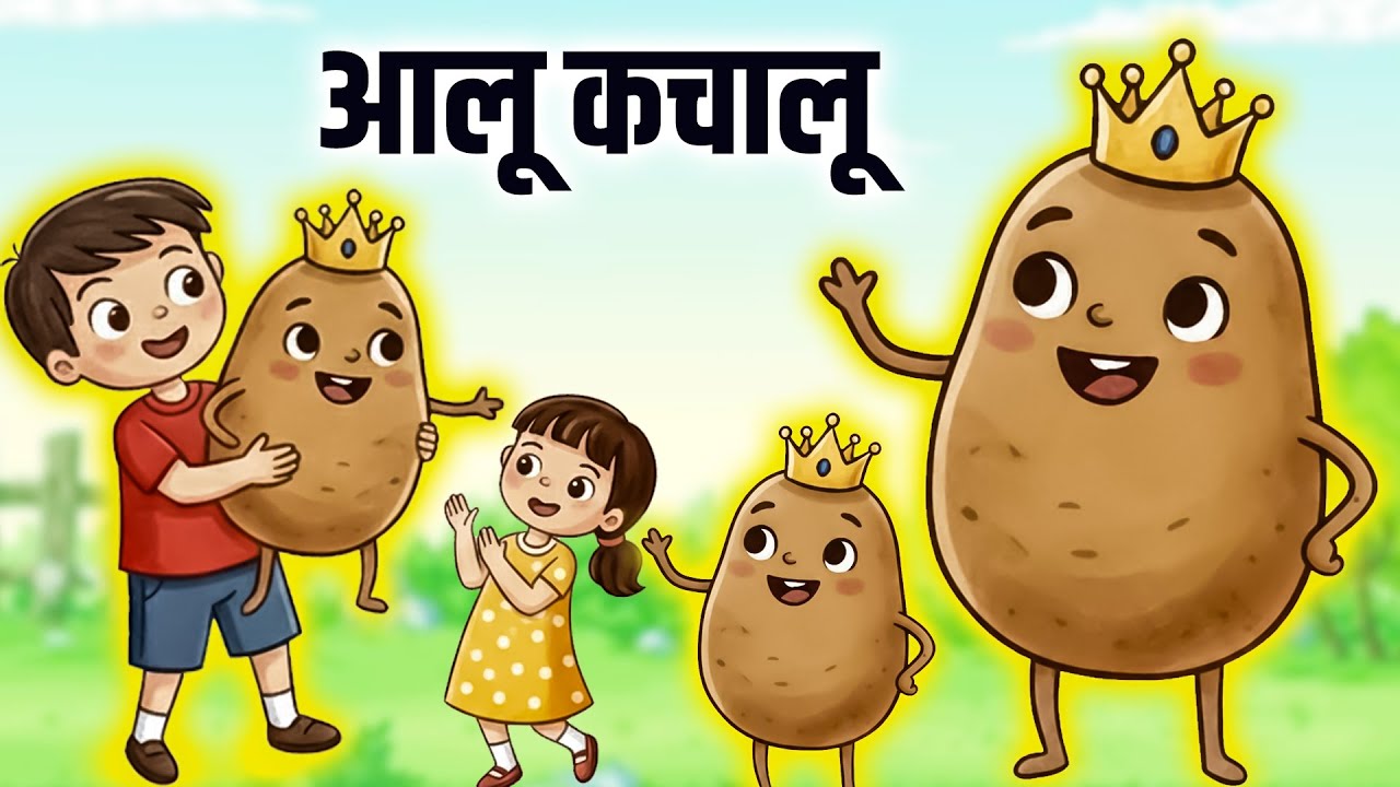 आलू कचालू | Aalu Kachalu Beta Kahan Gaye They | Hindi Nursery Rhymes | Rhymes For Childrens | Kids