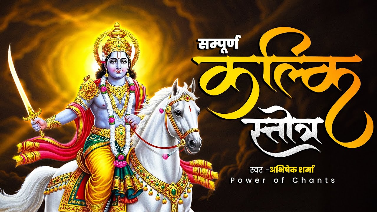 कल्कि स्तोत्रम - Kalki Stotram - By Abhishek Sharma- Vishnu - Krishna - Stotra - #kalki #mantra