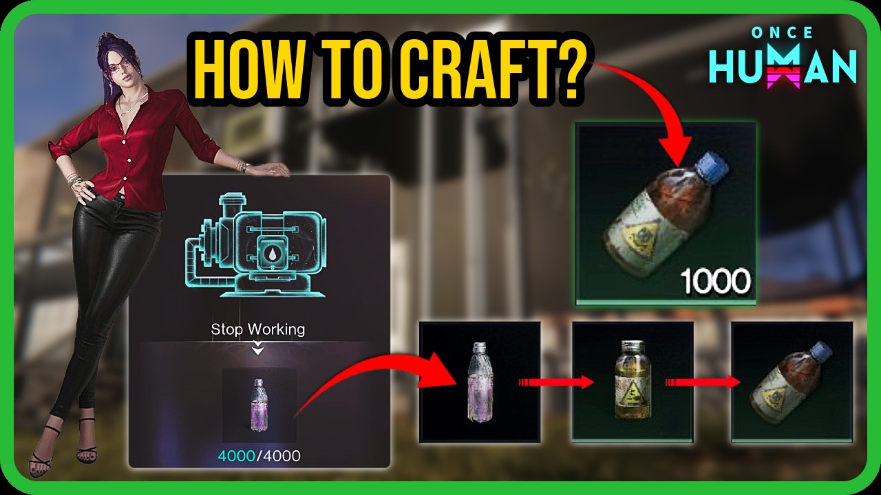 How to Make Acid in Once Human | How to Get Polluted Water & More