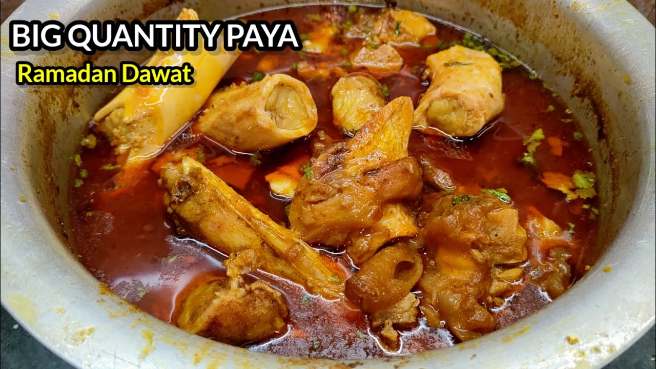 Bade Ka Paya Recipe | Beef Paya in Big Quantity 😍 Ramadan Special | MBA Cooking