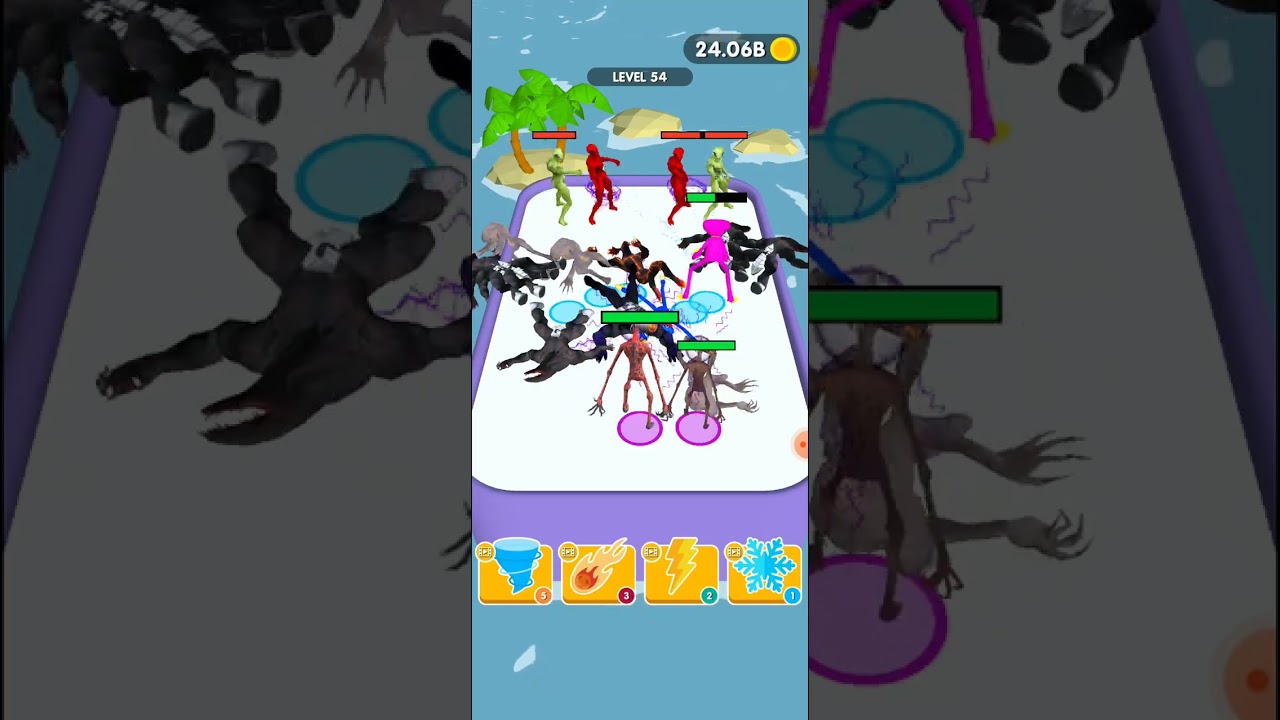 monsters merge part 1 #slenderman #sirenhead #shoot #attack