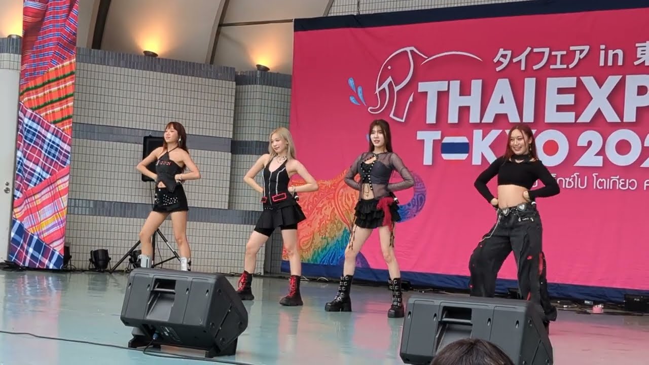 THAI EXPO TOKYO 2024 0817 タイフェア in 東京 2024 メインステージ Red spin レッドスピン สปินสีแดง