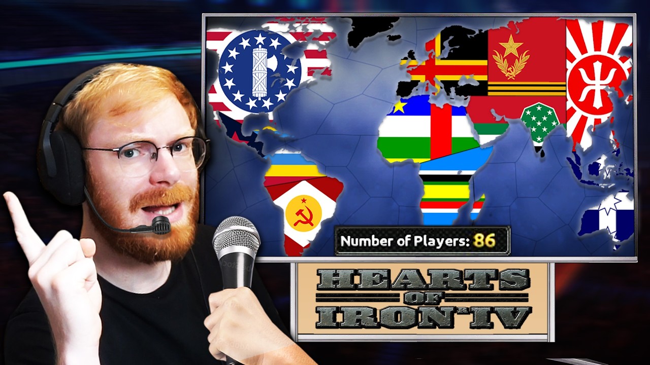 70 Players Simulate Countries in WW2 Multiplayer