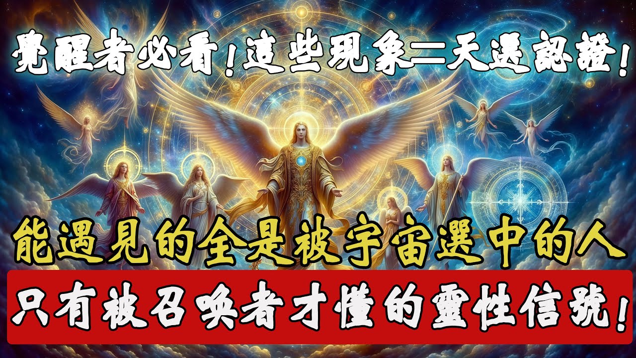 你的高頻身份藏不住了！能遇到這些現象=天選認證，被宇宙選中的你，該回應高維的覺醒召喚了！千萬別錯過！