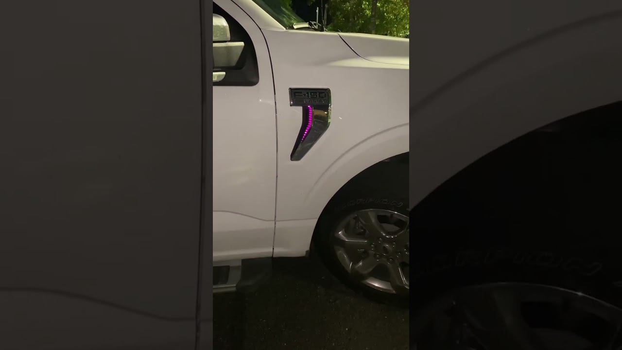 2021 F-150 custom led badge