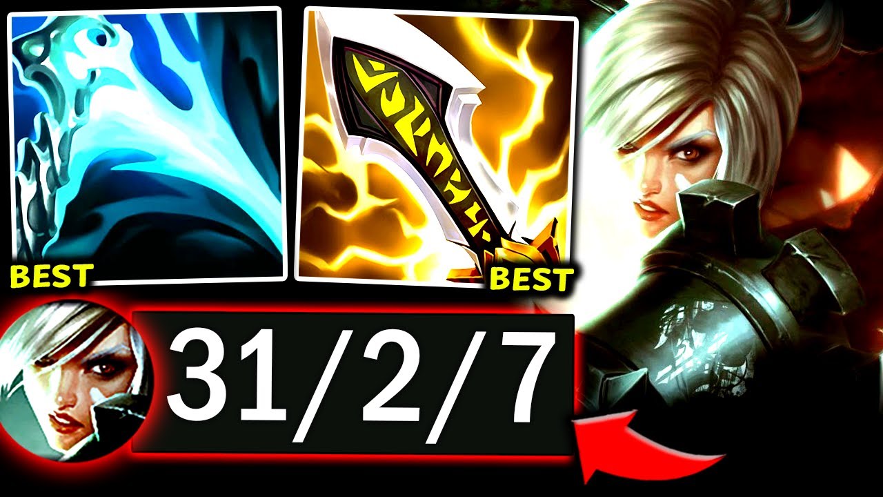 RIVEN TOP #1 BEST CRIT BUILD TO 1V5 EVERYONE! (THIS IS UNFAIR🤣) - 2025 Riven TOP Gameplay Guide
