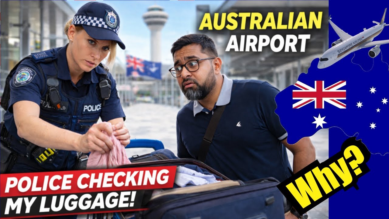 অস্ট্রেলিয়ায় 🇦🇺 এয়ারপোর্টে আমাদের লাগেজ খুলে দেখল কেন? Immigration Questions at Australian Airport