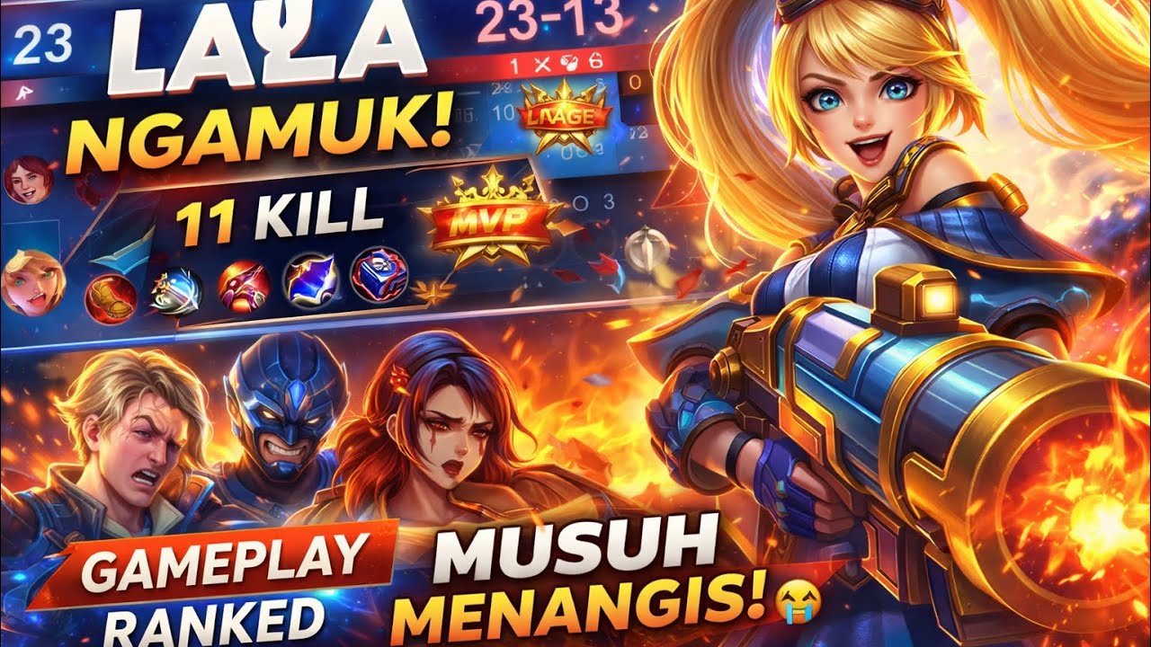 LAYLA 11 KILL TANPA AMPUN! 😱 Musuh Gak Berkutik