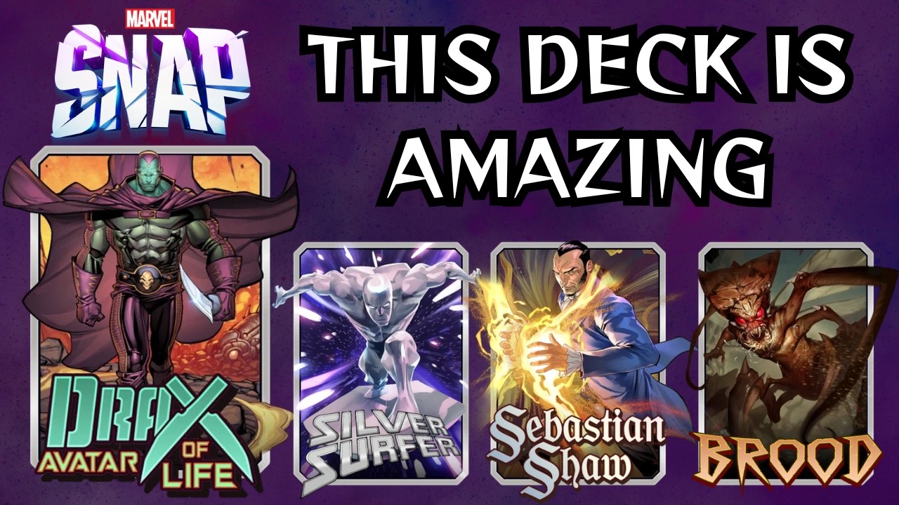 Unpredictable Power: Drax & Surfer’s Secret Movement Tech | Marvel Snap Gameplay