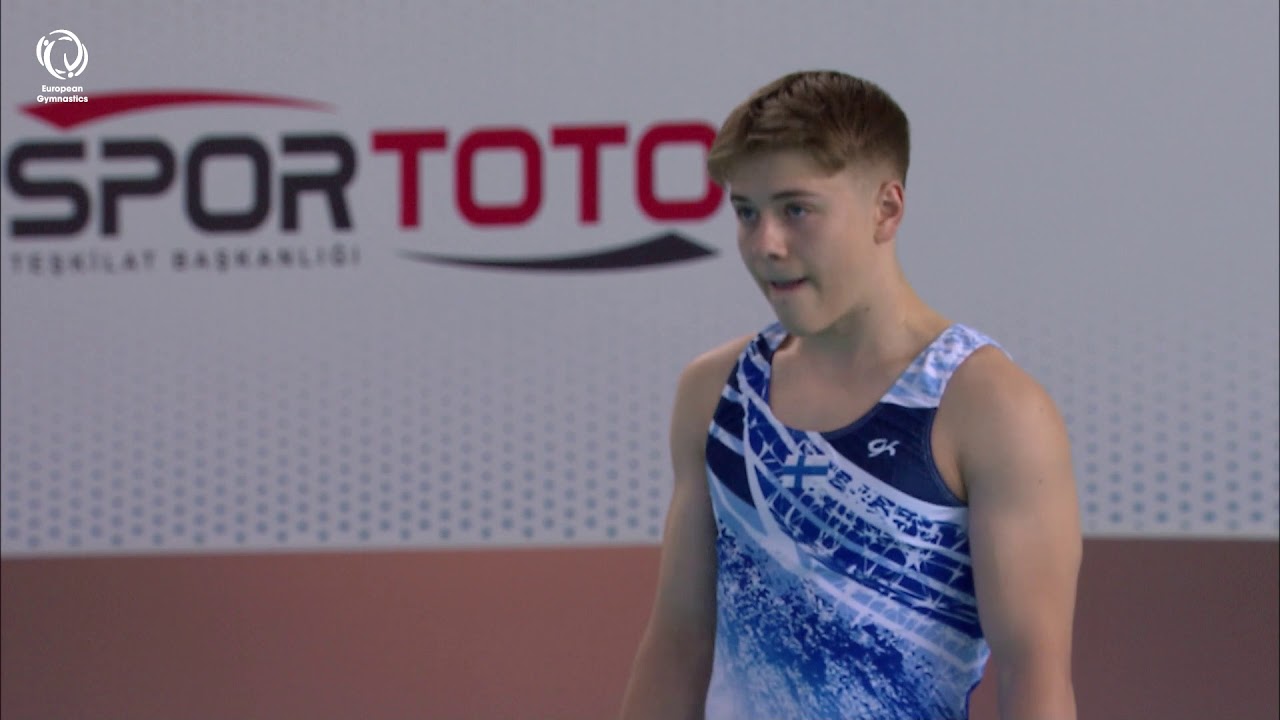 Akseli KARSIKAS (FIN) - 2020 junior Europeans, vault final