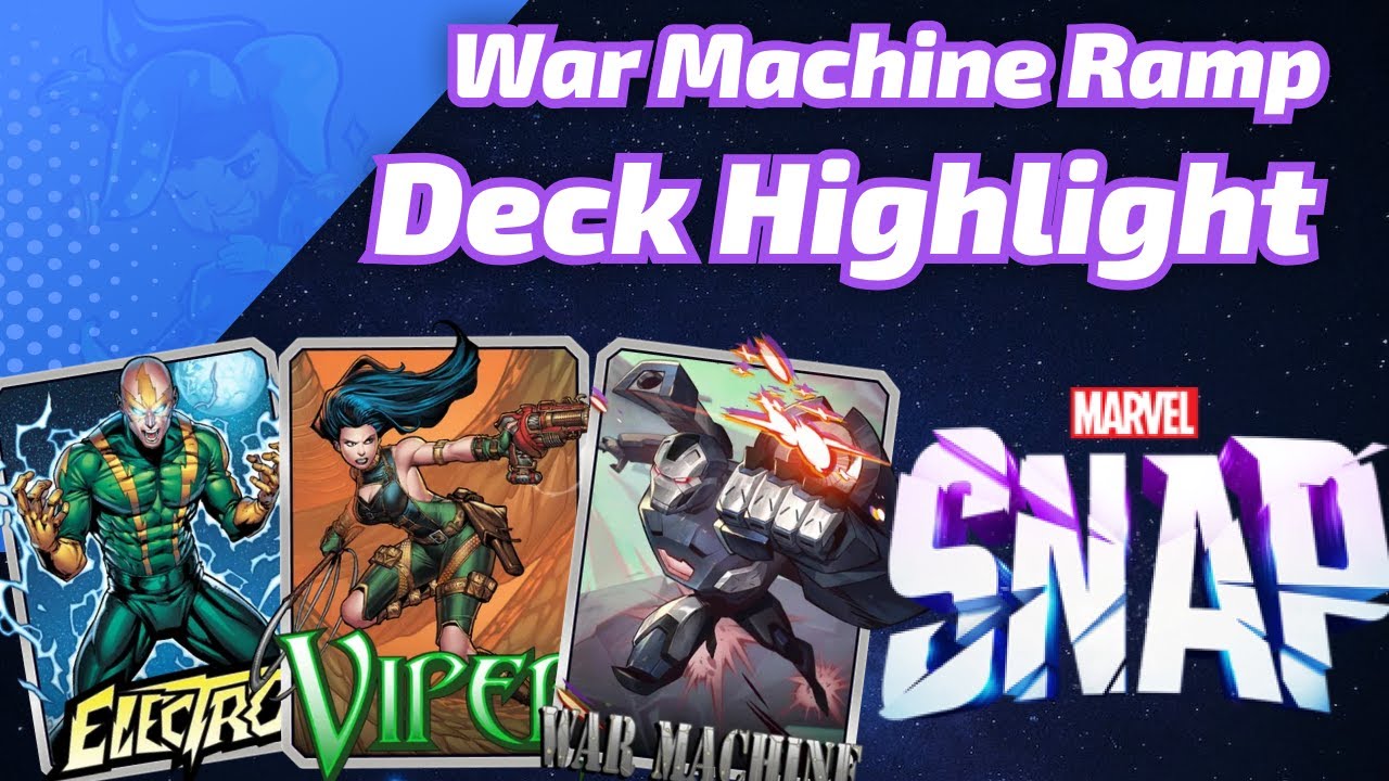 War Machine Viper Ramp SHUTSDOWN Sandman | Marvel SNAP Deck Highlight