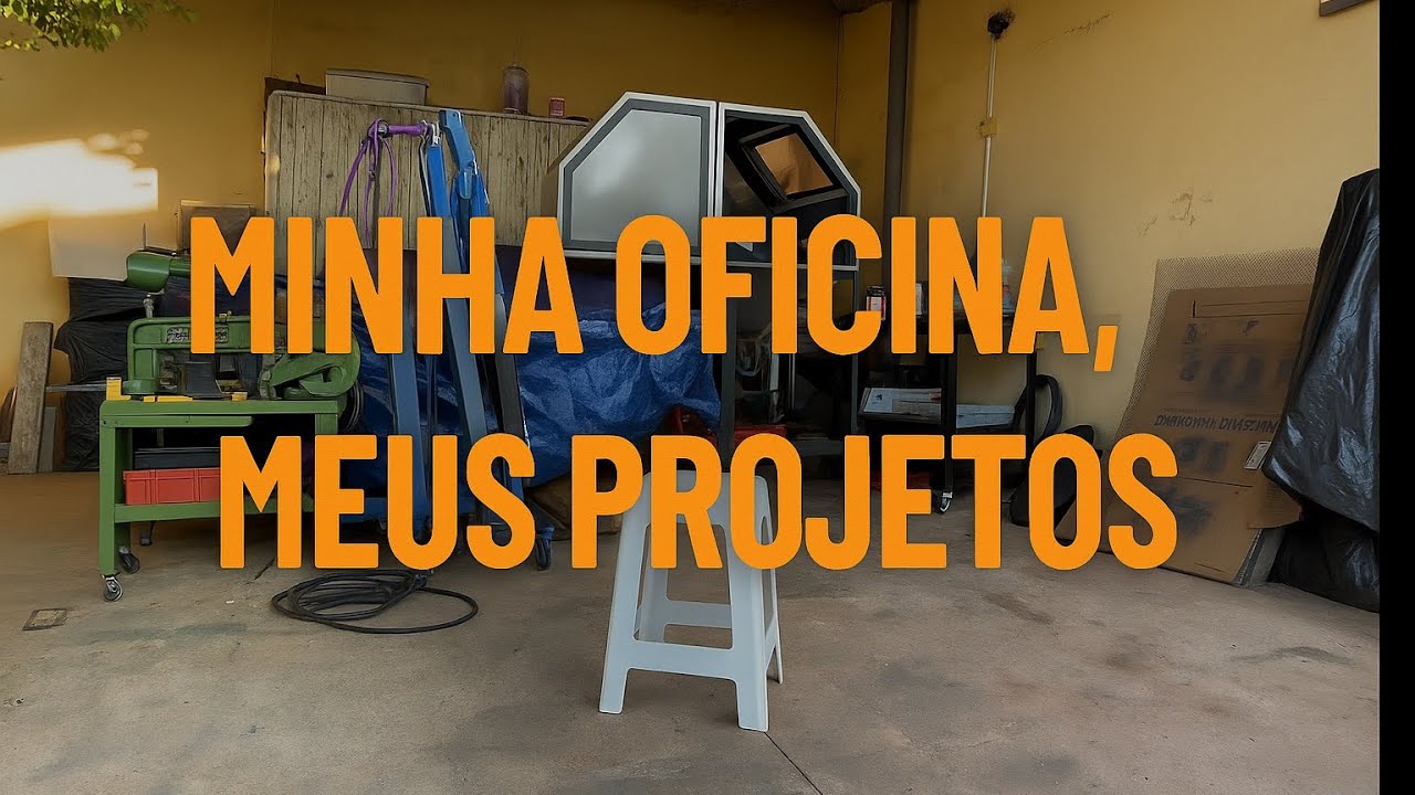 Quem sou eu + meus projetos (CNC, mesa de solda, fresadora) e o futuro espaço da VM Garage