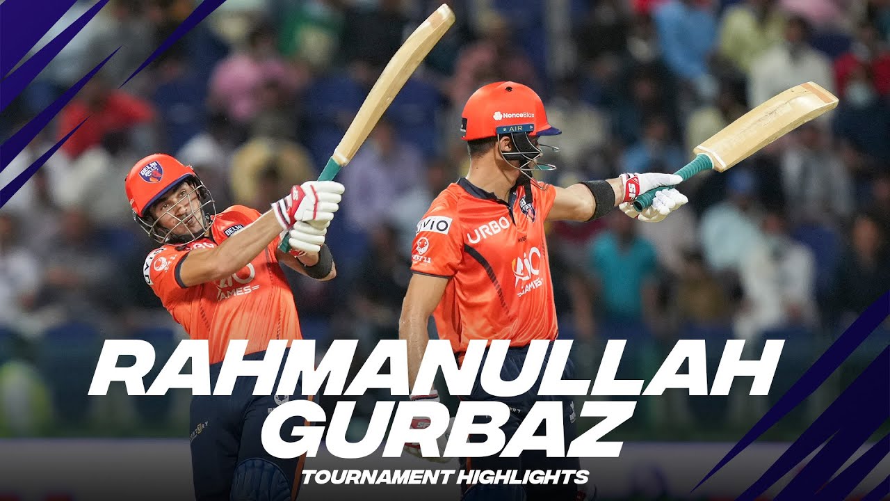 Rahmanullah Gurbaz Full Tournament Highlights | Abu Dhabi T10 Season 5