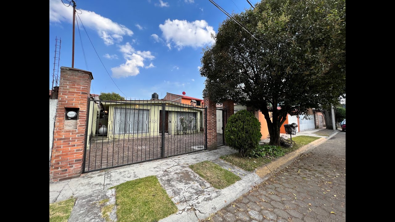 Hermosa casa de 1 solo piso en residencial La Virgen ubicado en Metepec