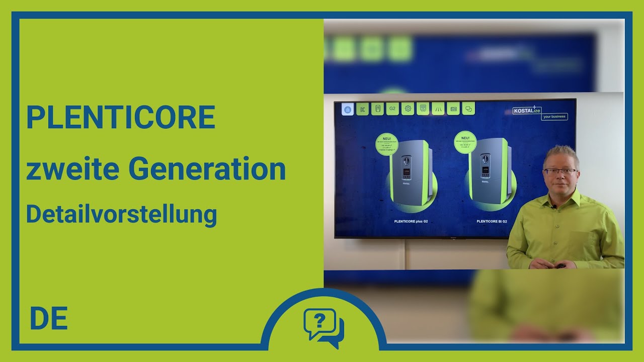 Detailvorstellung des PLENTICORE in der zweiten Generation mit Kai Langel | KOSTAL
