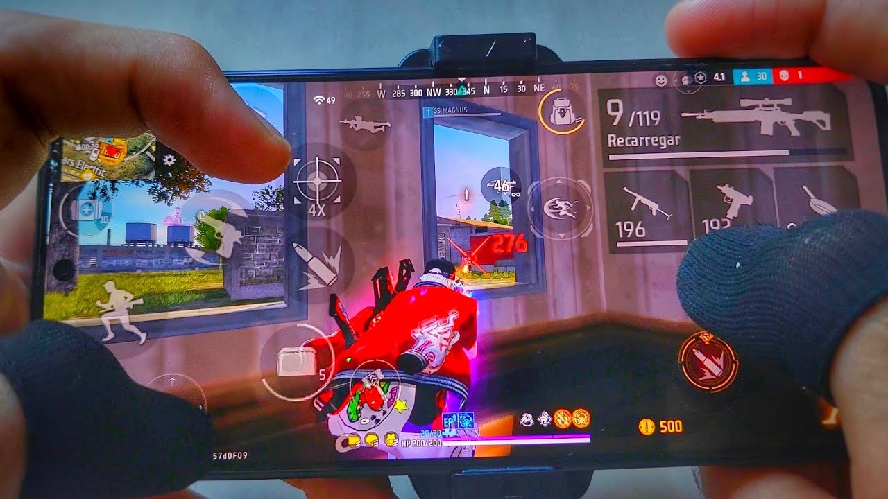 GAMEPLAY SOLO VS SQUAD POCO X7 PRO NO FREE FIRE 120Hz📱🔥⚡