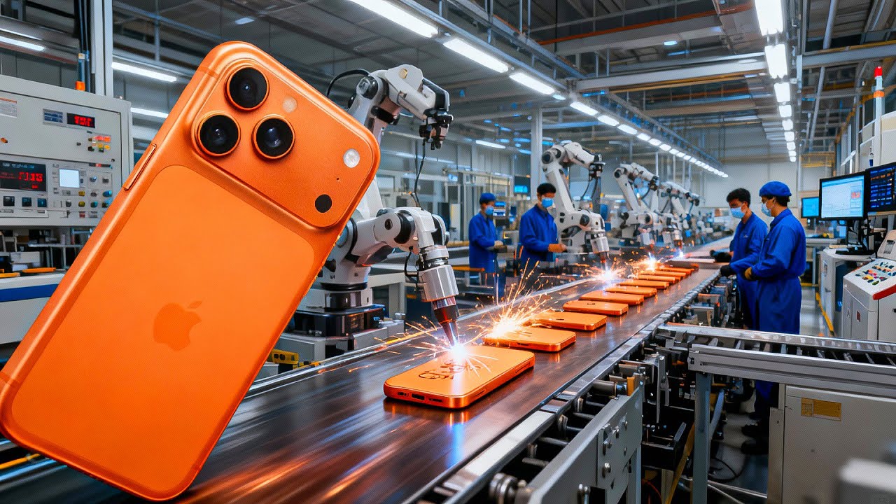Inside Apple's iPhone 17 Pro Max Factory | Manufacturing Secrets Revealed