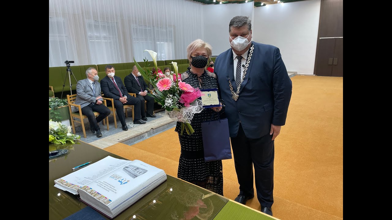100. výročie Hornozemplínskej knižnice vo Vranove nad Topľou - slávnostné prijatie