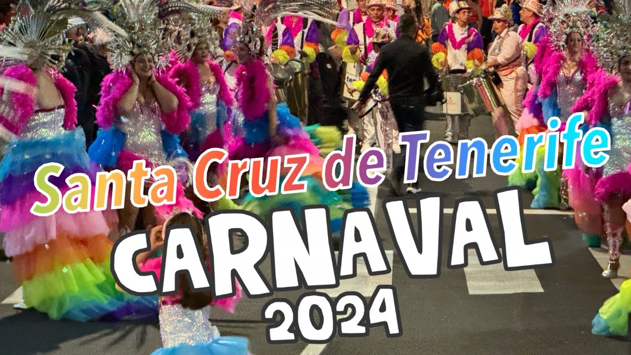 Tenerife - Carnaval de Santa Cruz 2024 - Cabalgata anunciadora 🎉💃🎭
