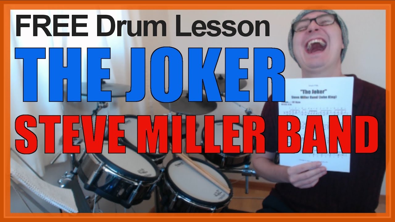 ★ The Joker (Steve Miller Band) ★ FREE Video Drum Lesson | How To Play FILLS (John King)
